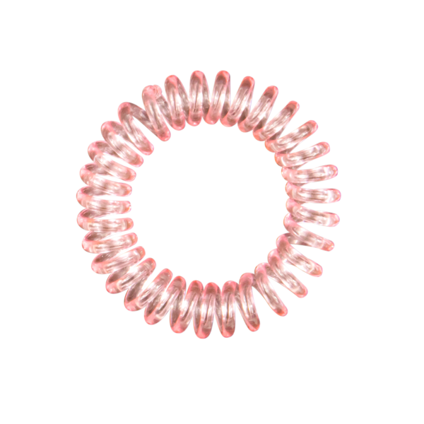 Élastiques spirale rose
